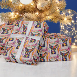 Chihuahua Wrapping Papper Presentpapper