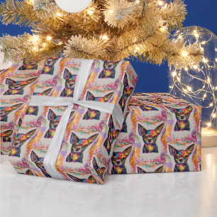 Chihuahua Wrapping Papper Presentpapper
