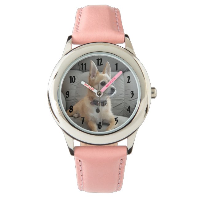 Chihuahua Wristwatch for Children Armbandsur (Framsida)