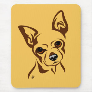 Chihuahuaälskare Mousepads Musmatta