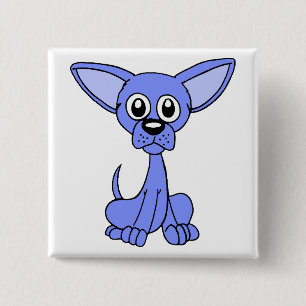 Chihuahuablått Knapp