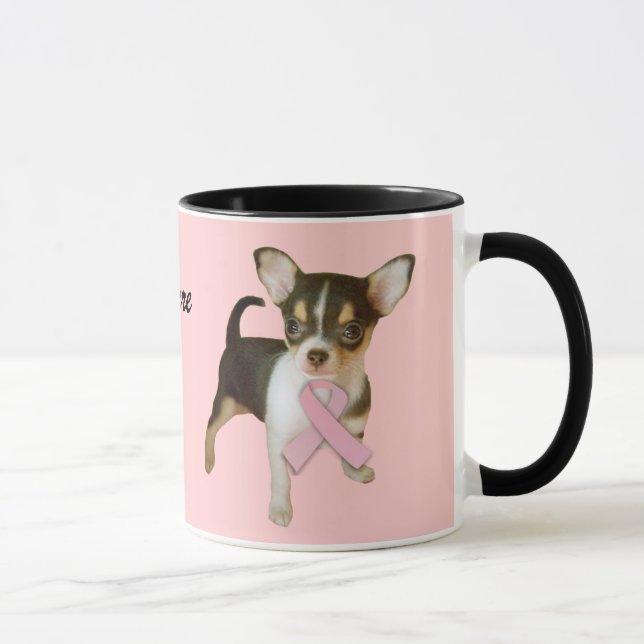 Chihuahuabröstcancermugg Mugg (Höger)