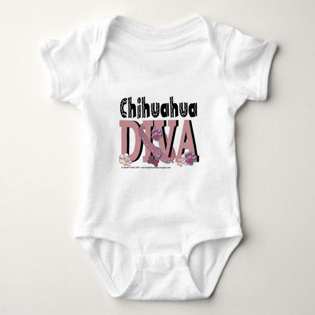 ChihuahuaDIVA T-shirt (Framsida)