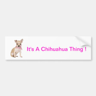 Chihuahuaen är det en Chihuahuasak Bildekal