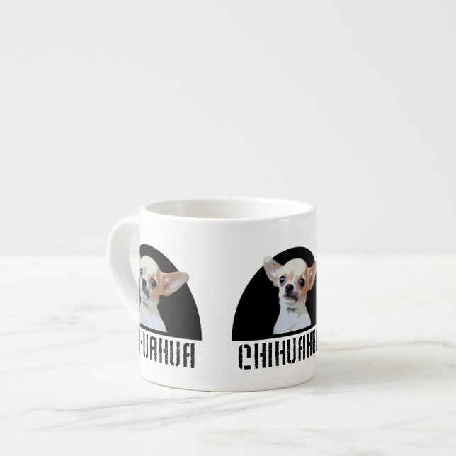 Chihuahuahund Espressomugg (Framsida vänster)