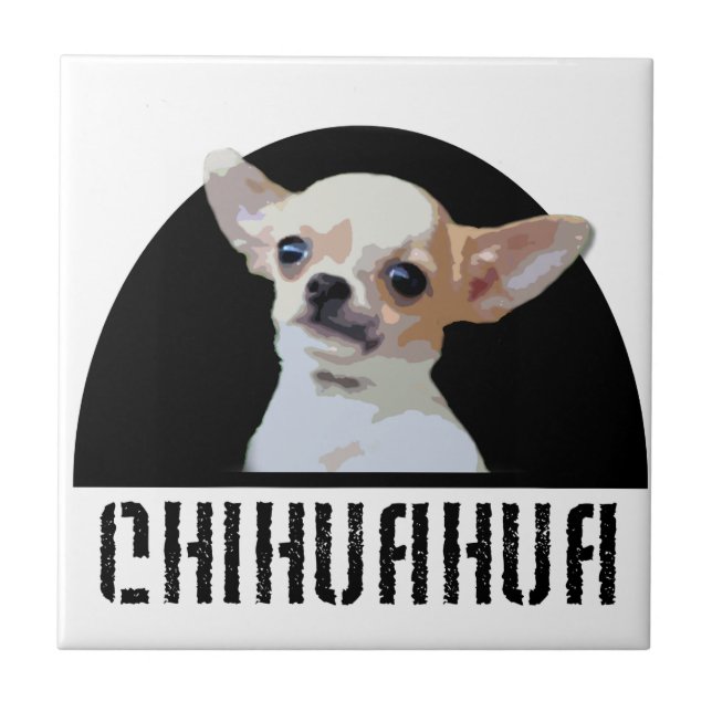 Chihuahuahund Kakelplatta (Framsidan)