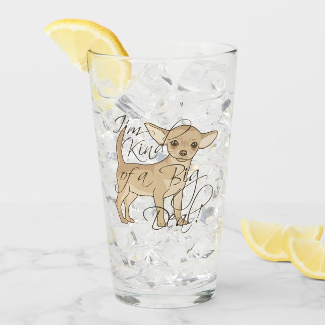 ChihuahuaI'm sort av en stor överenskommelse Glaskopp (Framsida Ice)