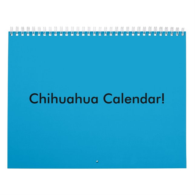 Chihuahuakalender! Kalender (Omslag)