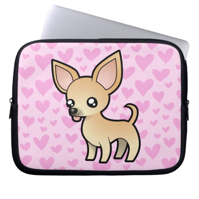 Chihuahuakärlek (släta laget), laptop sleeve (Framsidan)