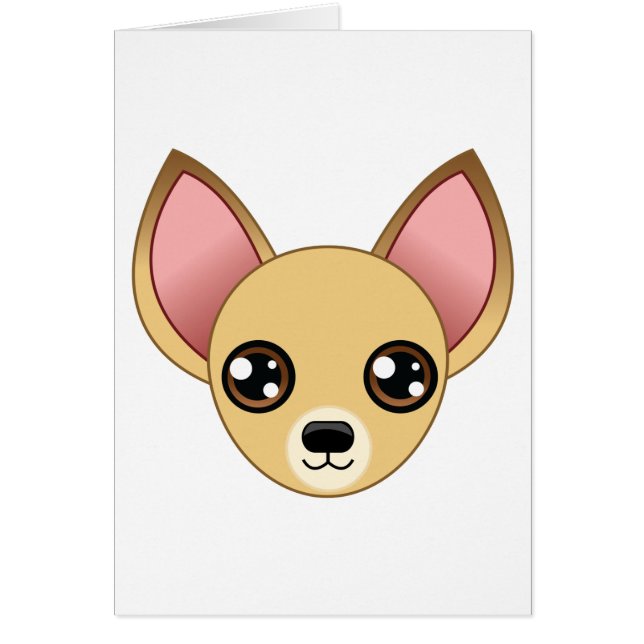 Chihuahuakort Hälsningskort (Framsidan)