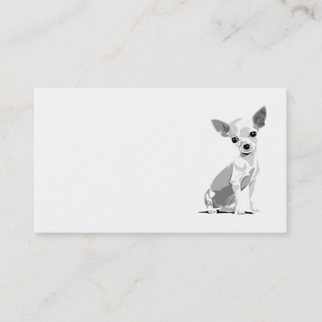Chihuahuamallvisitkort Visitkort (Framsida)