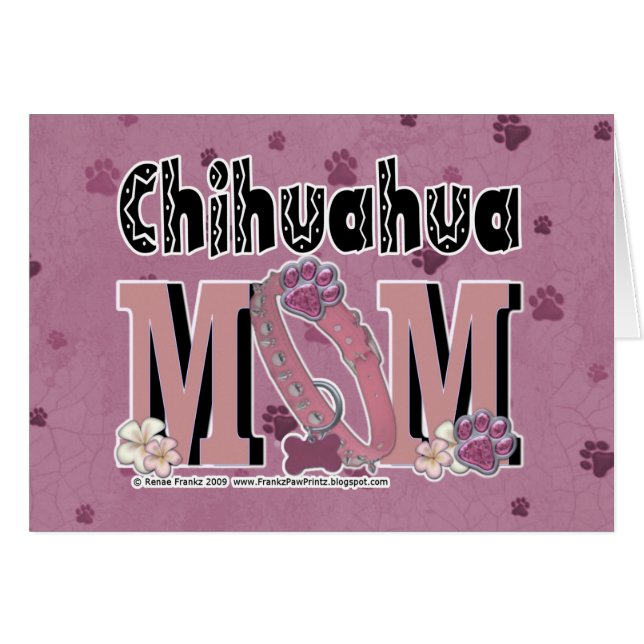 ChihuahuaMAMMA Hälsningskort (Framsidan Horizontal)