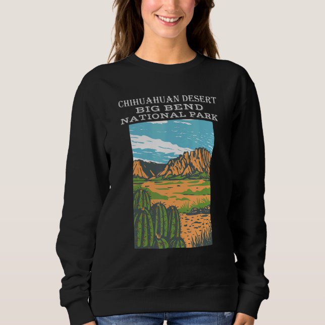 Chihuahuan Desert Big Bend National Park Camping H T Shirt (Framsida)