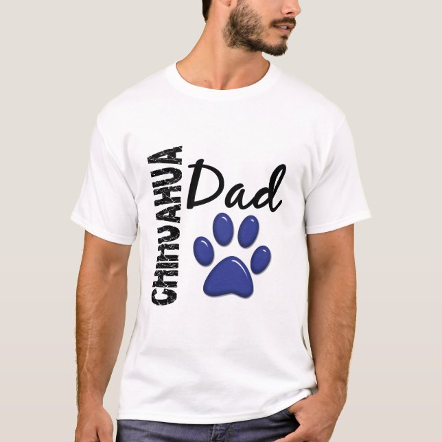 Chihuahuapappa 2 t-shirt (Framsida)