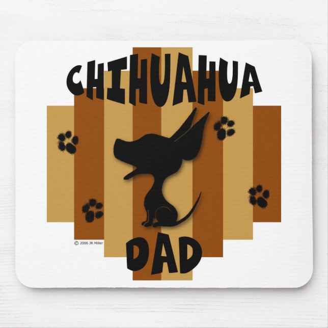 Chihuahuapappa Mousepad Musmatta (Framsidan)
