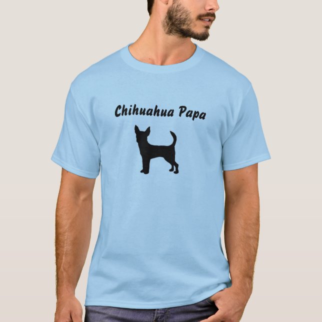 ChihuahuapappaT-tröja Tee (Framsida)