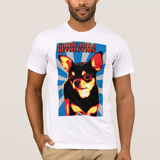 chihuahuarevolution - blått tröja (Framsida)