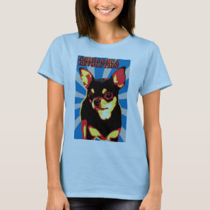 chihuahuarevolution - blåttt-skjorta t-shirt
