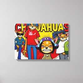 CHIHUAHUAS 4 CANVASTRYCK