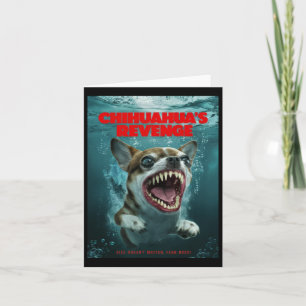 Chihuahuas Revenge Sticker Kort