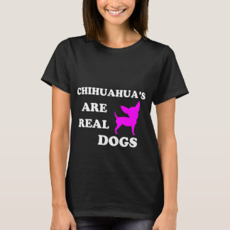 Chihuahuas riktiga hundar T-Shirt
