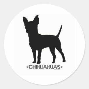 Chihuahuas Sticker Runt Klistermärke