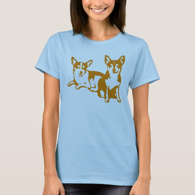 chihuahuas tee shirt (Framsida)