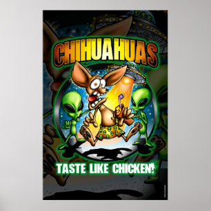 Chihuahuasaffisch Poster