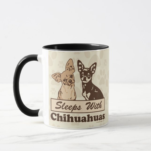 Chihuahuasägaredesign Mugg (Vänster)