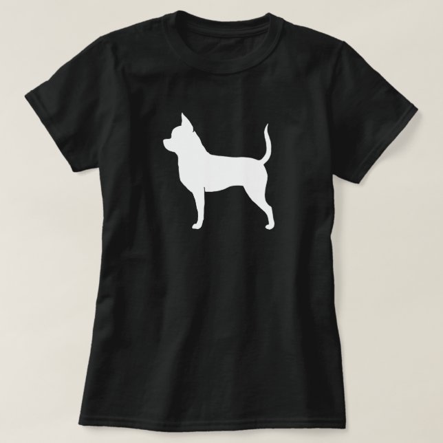 ChihuahuaSilhouette Tee Shirt (Design framsida)