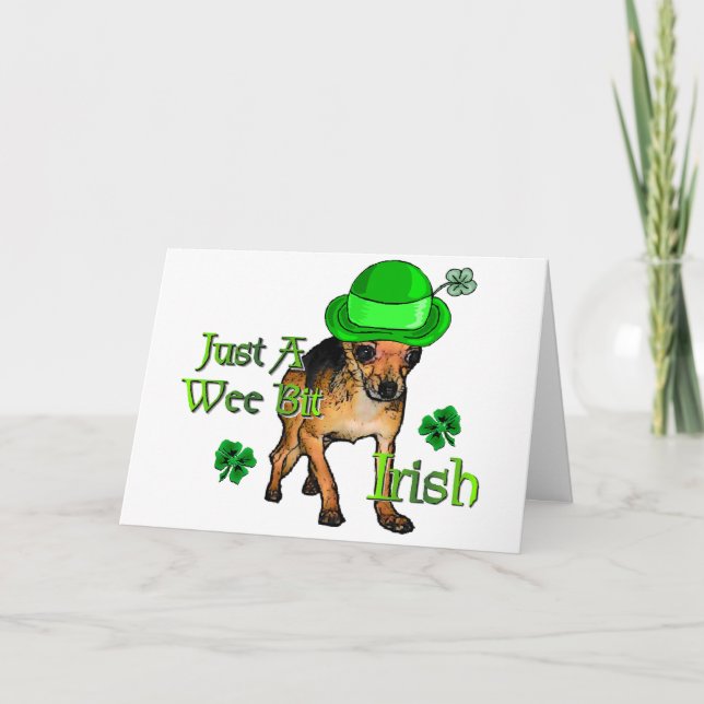 Chihuahuast patrick's day kort (Framsida)