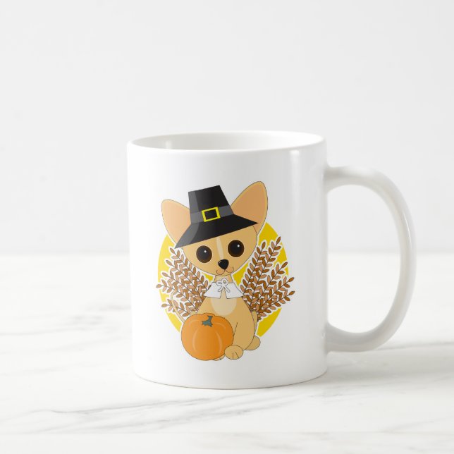 Chihuahuathanksgiving Kaffemugg (Höger)