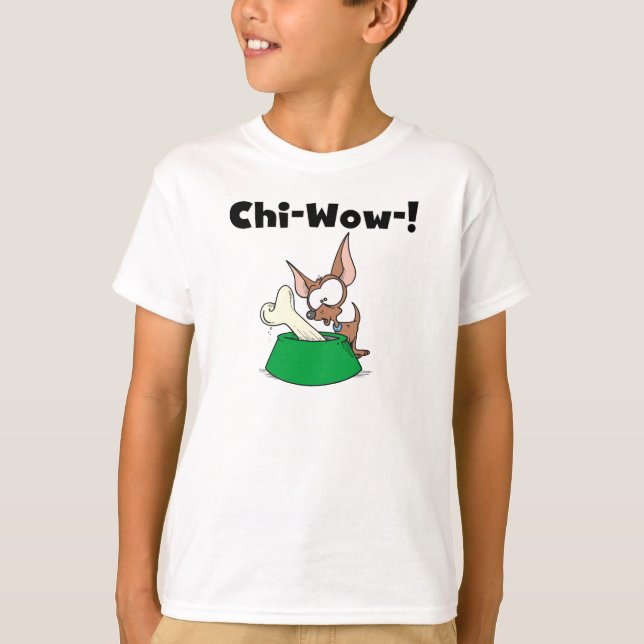 Chihuhua Chi-Wow T-tröja och gåvor T Shirt (Framsida)