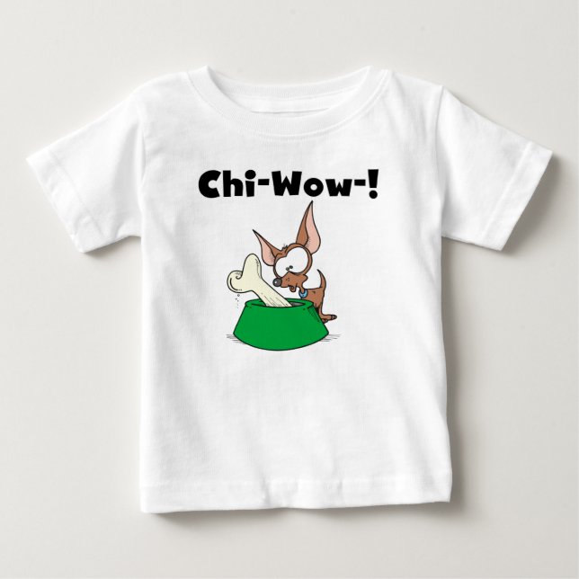Chihuhua Chi-Wow T-tröja och gåvor T-shirt (Framsida)