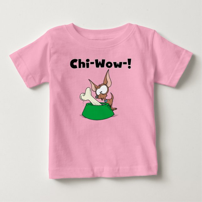 Chihuhua Chi-Wow T-tröja och gåvor Tee (Framsida)