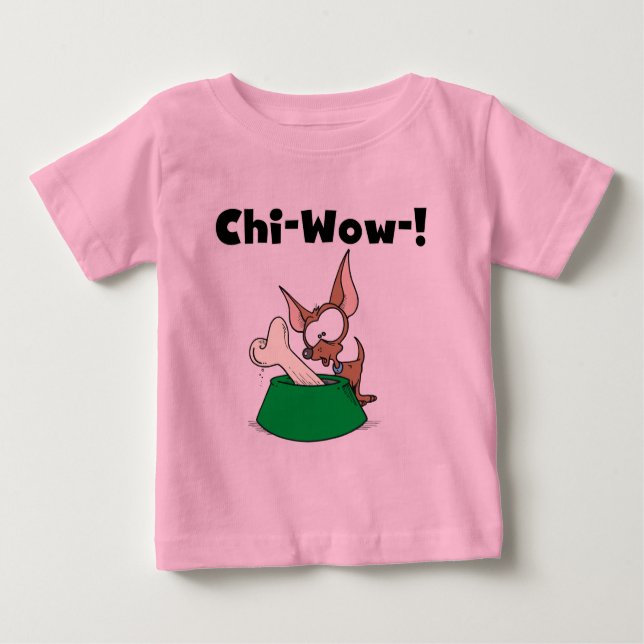 Chihuhua Chi-Wow T-tröja och gåvor Tee Shirt (Framsida)
