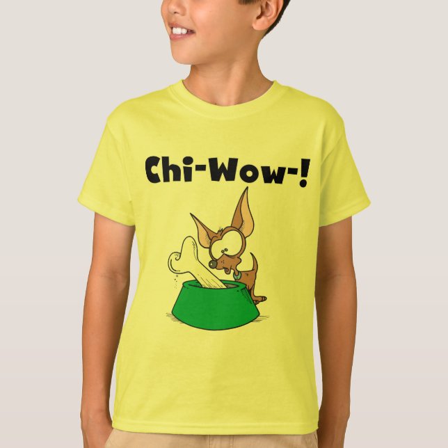 Chihuhua Chi-Wow T-tröja och gåvor Tee Shirt (Framsida)