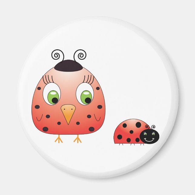 Chiie B a Ladybug Magnet (Framsidan)