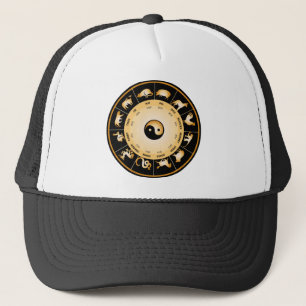Chiinese Zodiac Wheel Truckerkeps