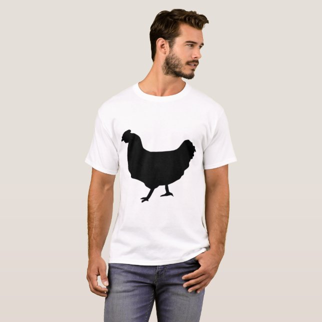 chiken älskare t-shirt (Hel framsida)