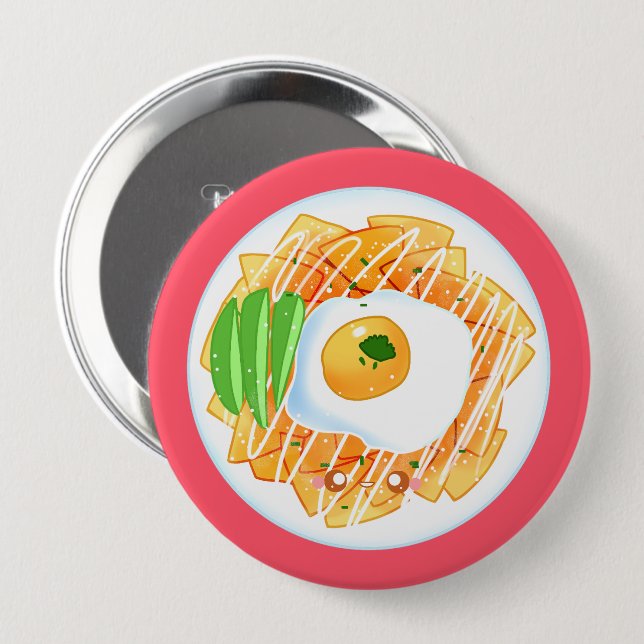 Chilaquiles Rojos Knapp (Framsida & baksida)