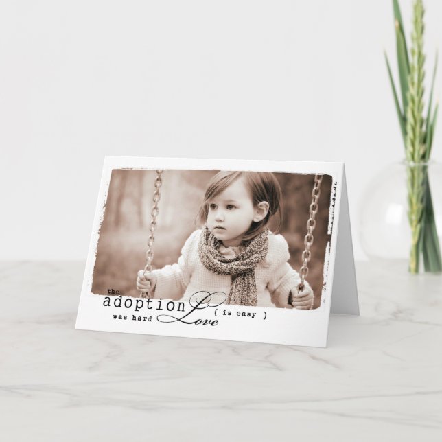 Child Adoption Girl Kort (Framsida)