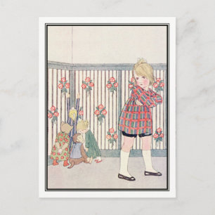 Child and Naughty Leksak av H. Willebeek Le Mair Vykort