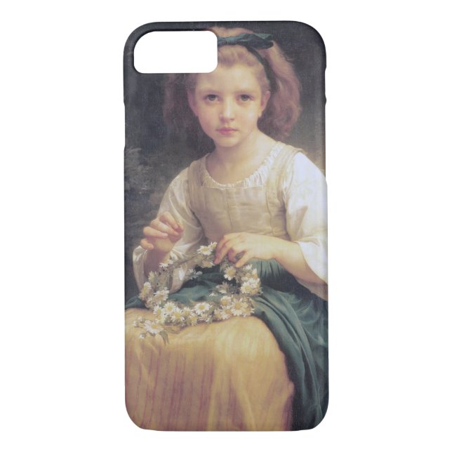 Child Braiding a Krona, Bouguereau Case-Mate iPhone Skal (Baksida)