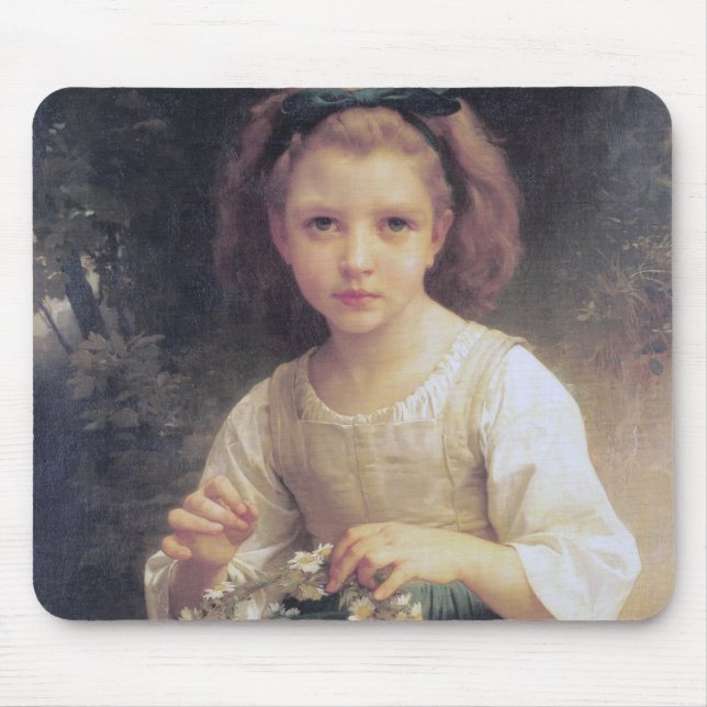 Child Braiding a Krona, Bouguereau Musmatta (Framsidan)