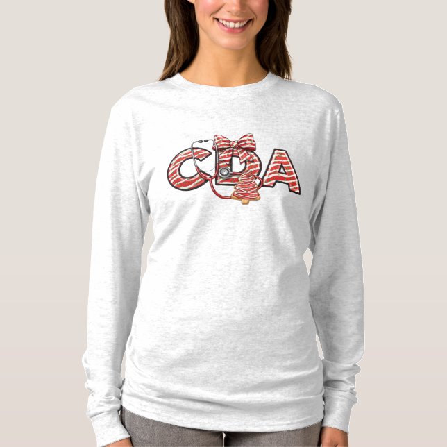 Child Development Associate -CDA- Christmas T Shirt (Framsida)