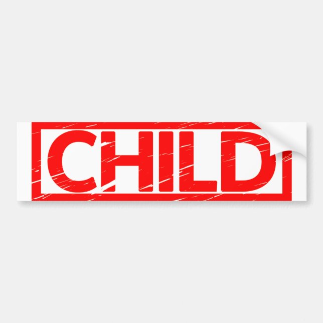 Child Frimärke Bildekal (Framsidan)