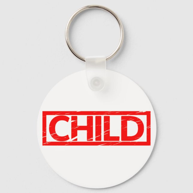 Child Frimärke Nyckelring (Framsida)