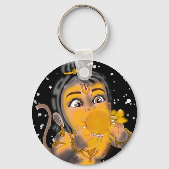 Child Hanuman Keychain Nyckelring (Framsida)