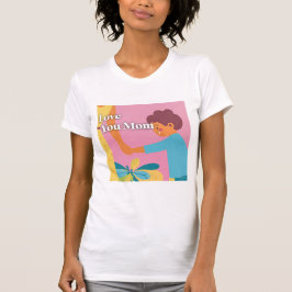 Child Holding Hand Kärlek You Mamma Mors dag T Shirt